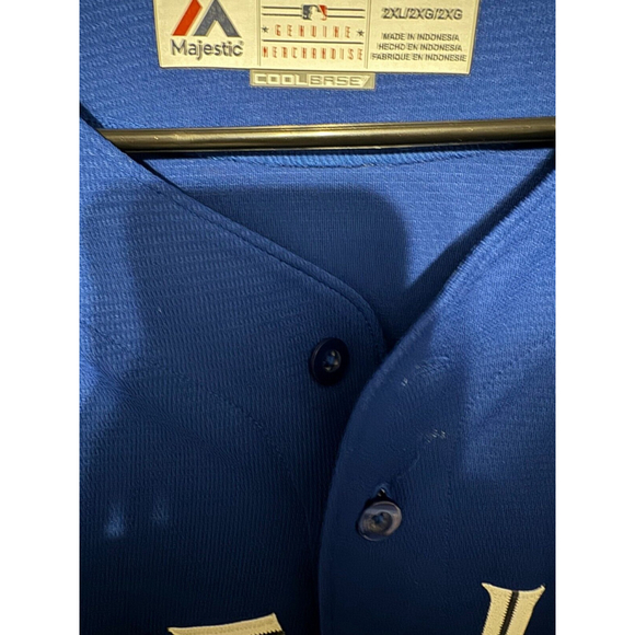 Toronto Blue Jays Majestic Jersey Men's XXL Blue Alternate - Picture 6 of 9